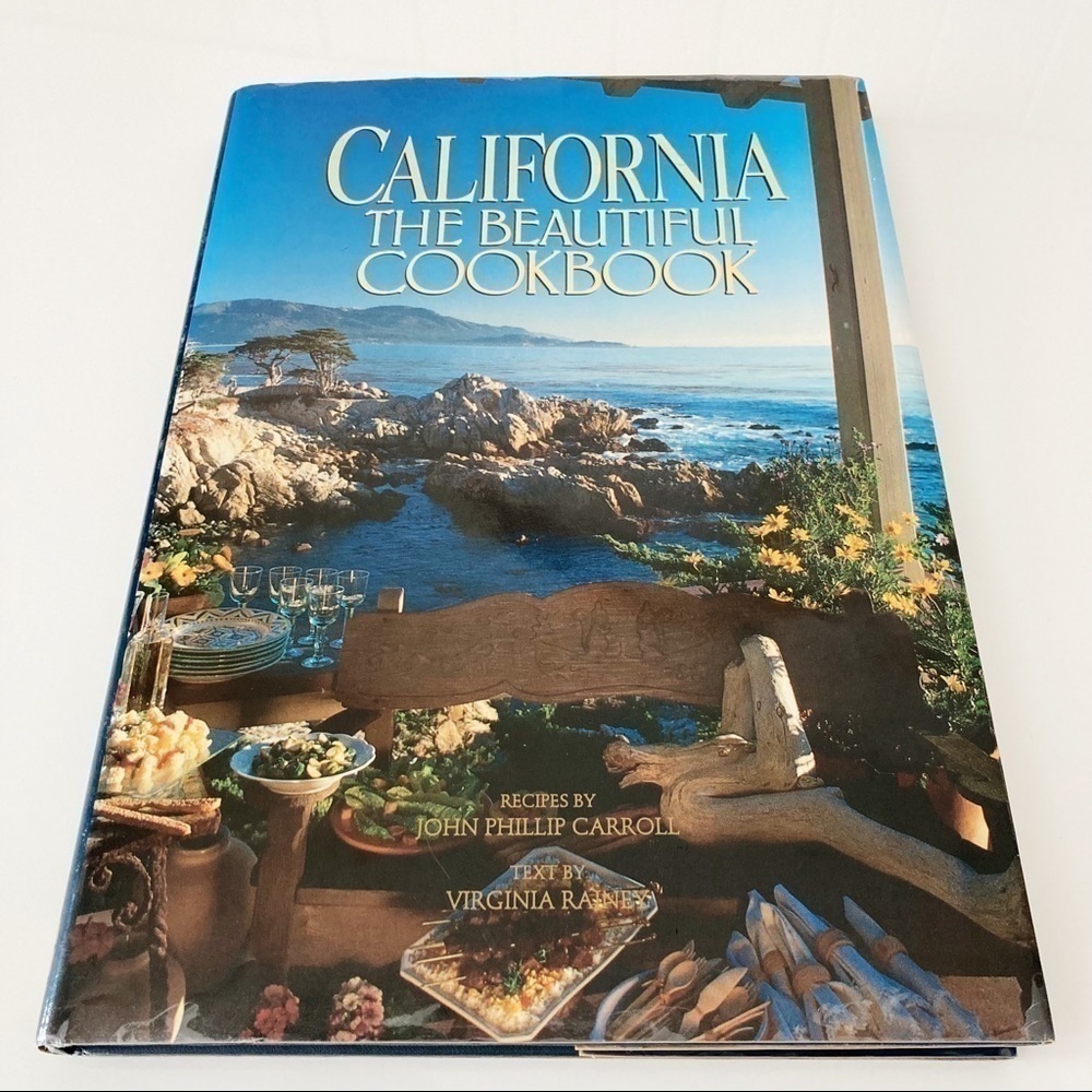 Vintage CALIFORNIA: The Beautiful Cookbook American Cuisine Coffee Table Book